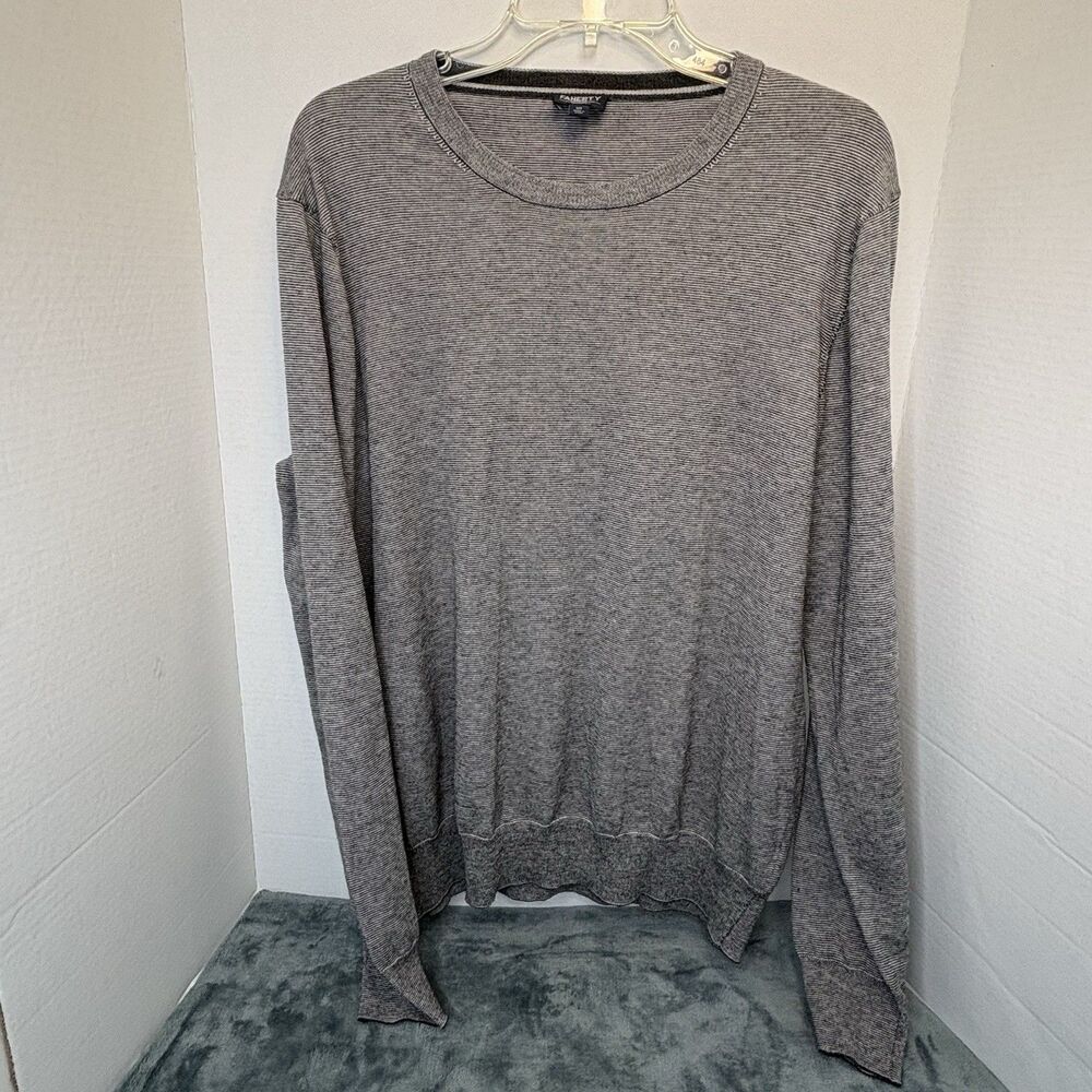 Faherty Reserve Sweater Mens MT Movement Crewneck Pullover Soft Coolmax Preppy